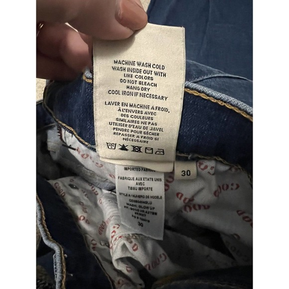 Alice + Olivia Jeans Amazing Assymetrical Waistband Skinny Ankle Jeans Size 30 - Picture 10 of 11